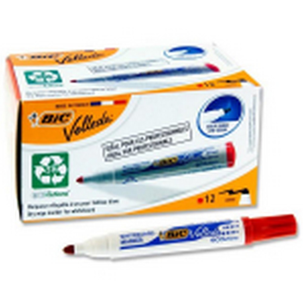 Bic Whiteboard Marker Bullet Tip - Red