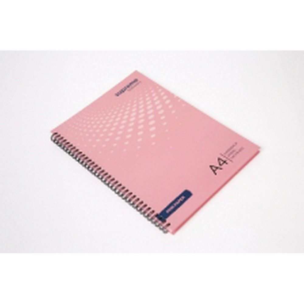 A4 Spiral Visual Aid 140pg - Pink
