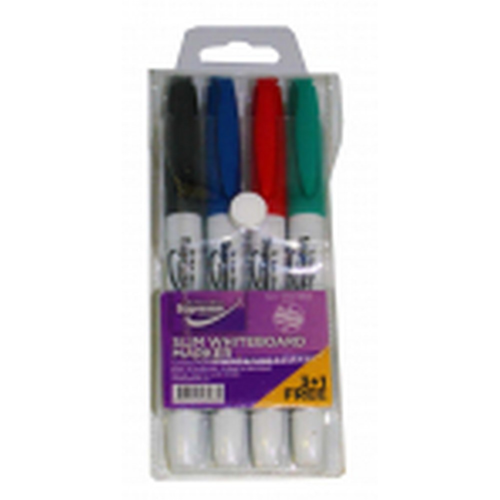 Supreme Whiteboard Markers Slim Assorted
