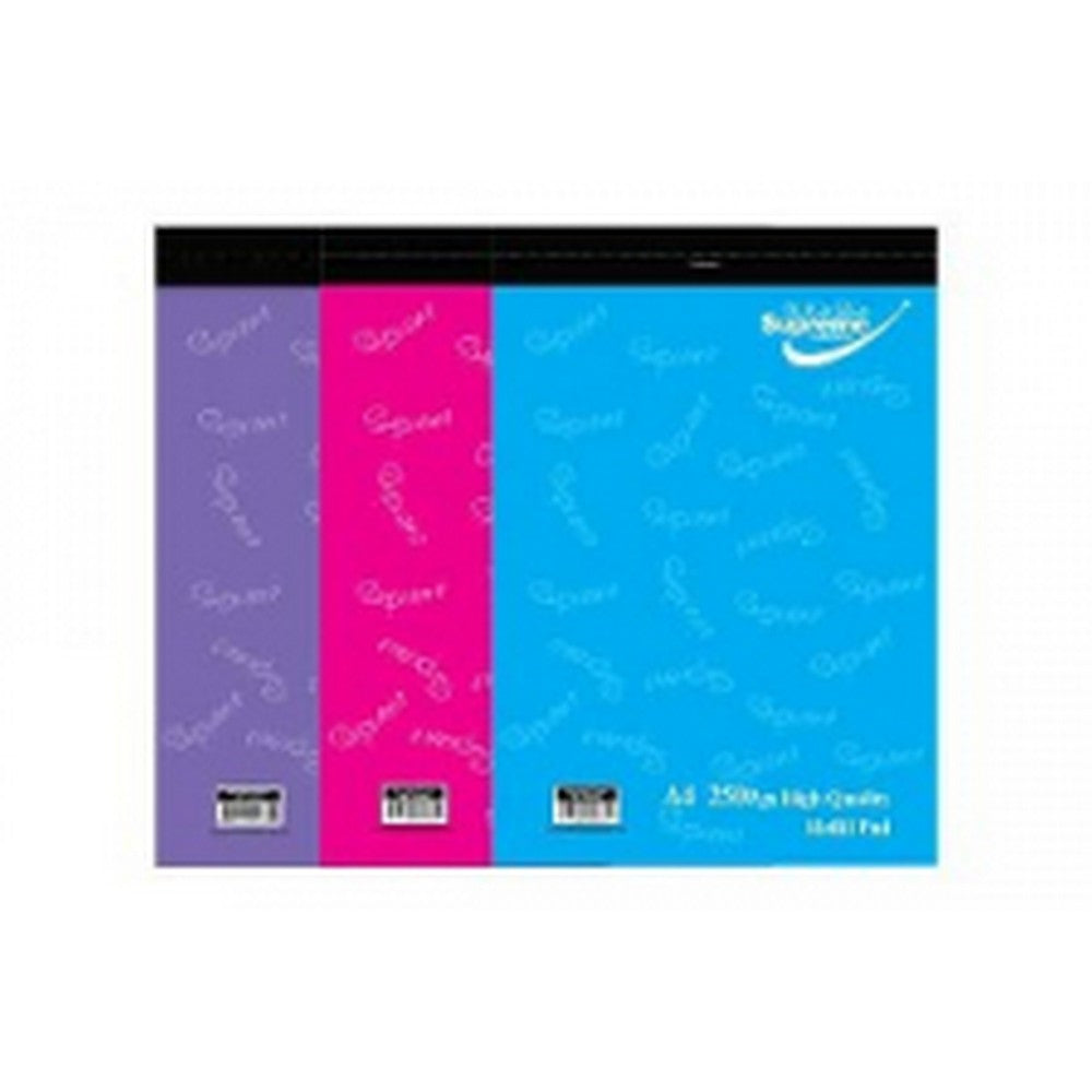 A4 Refill Pad Top Bound 250pg - Bright