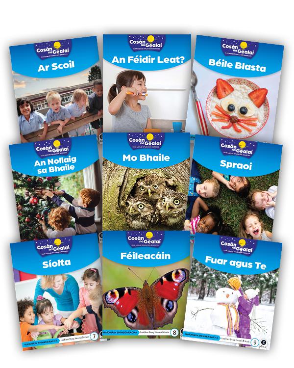 Cosán na Gealaí SENIOR INFANTS Non-fiction Reader PACK of 9