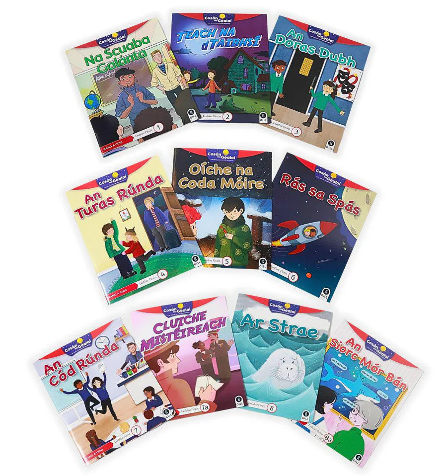 Cosán na Gealaí 5TH CLASS Fiction Reader PACK of 10