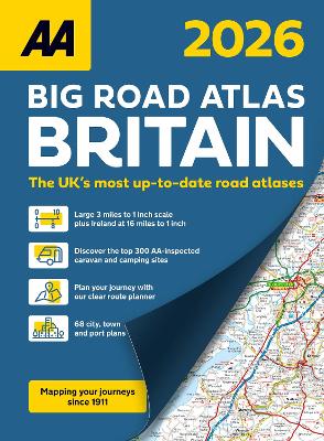 AA Big Road Atlas Britain 2026: 2026