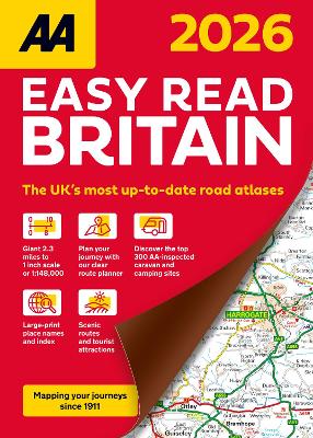 AA Easy Read Atlas Britain 2026: 2026