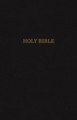 KJV Holy Bible: Personal Size Giant Print with 43,000 Cross References, Black Bonded Leather, Red Letter, Comfort Print (Thumb Indexed): King James Version