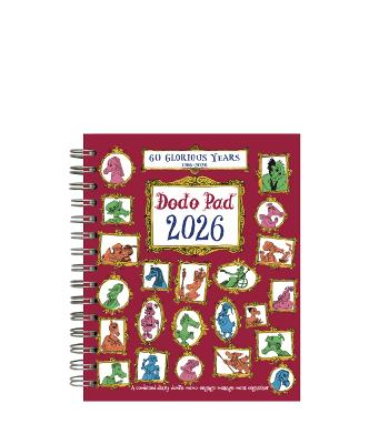 The Dodo Pad Mini / Pocket Diary 2026 - Week to View Calendar Year: A Portable Diary-Organiser-Planner Book with space for up to 5 people/appointments/activities. UK made, sustainable, plastic free