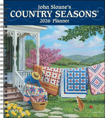 John Sloane's Country Seasons (R) 12-Month 2026 Monthly/Weekly Planner Calendar