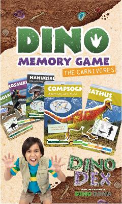 Dino Memory Game: The Carnivores: (Dinosaurs for Kids, Memory Card Game for Kids, Fossils, Prehistoric)