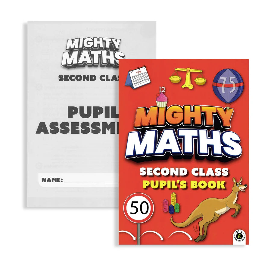 Mighty Maths - Pupils Book & Assessment Book - Set - 2nd Class