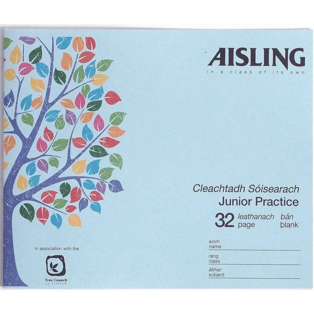 Aisling Junior Blank Copybook 32 Page - ASJ11