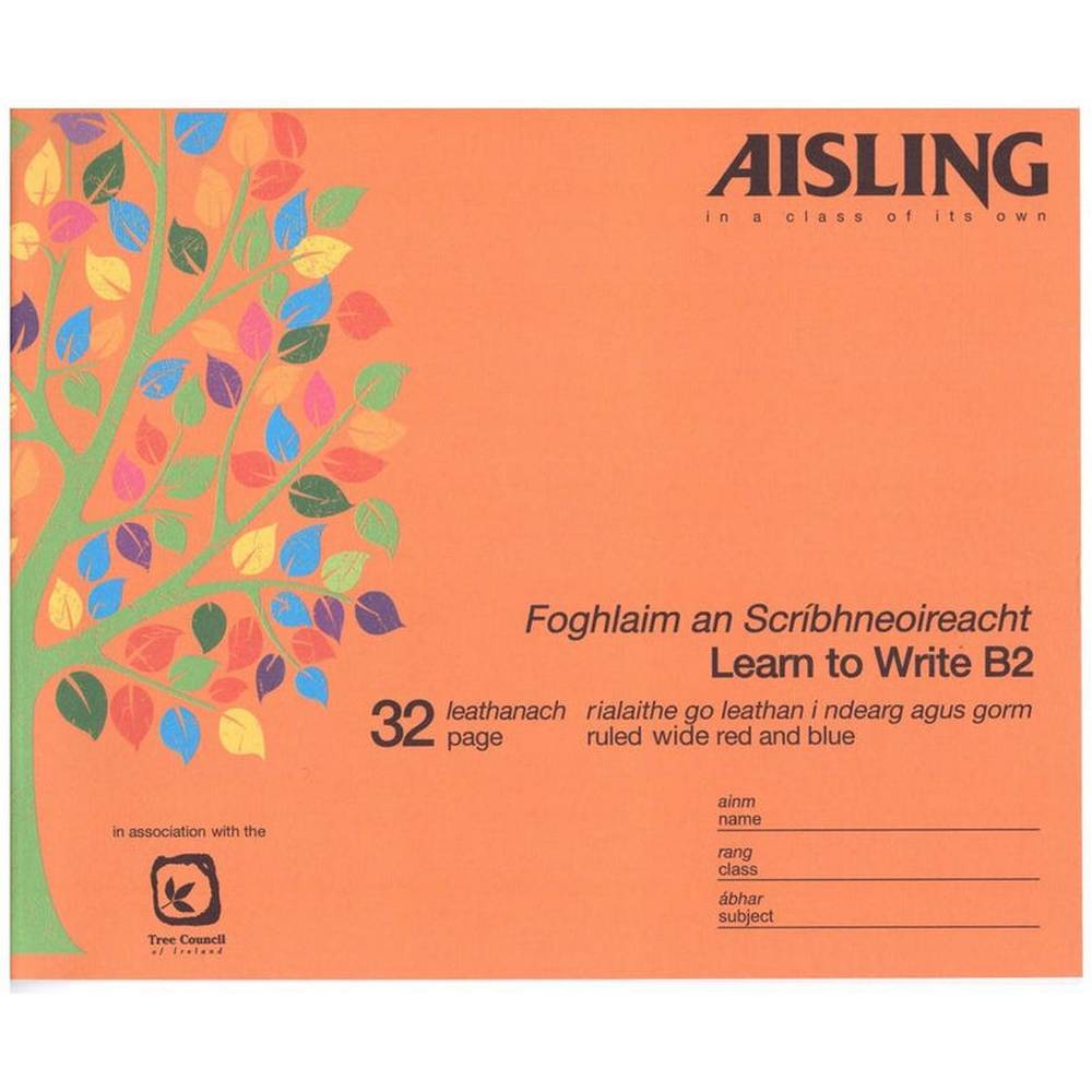Aisling Learn to Write Copy B2 32 Page - ASXB2