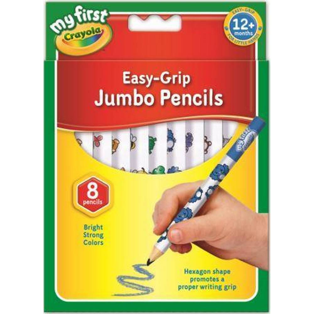Crayola - My First Easy Grip Jumbo Pencils - Pack of 8