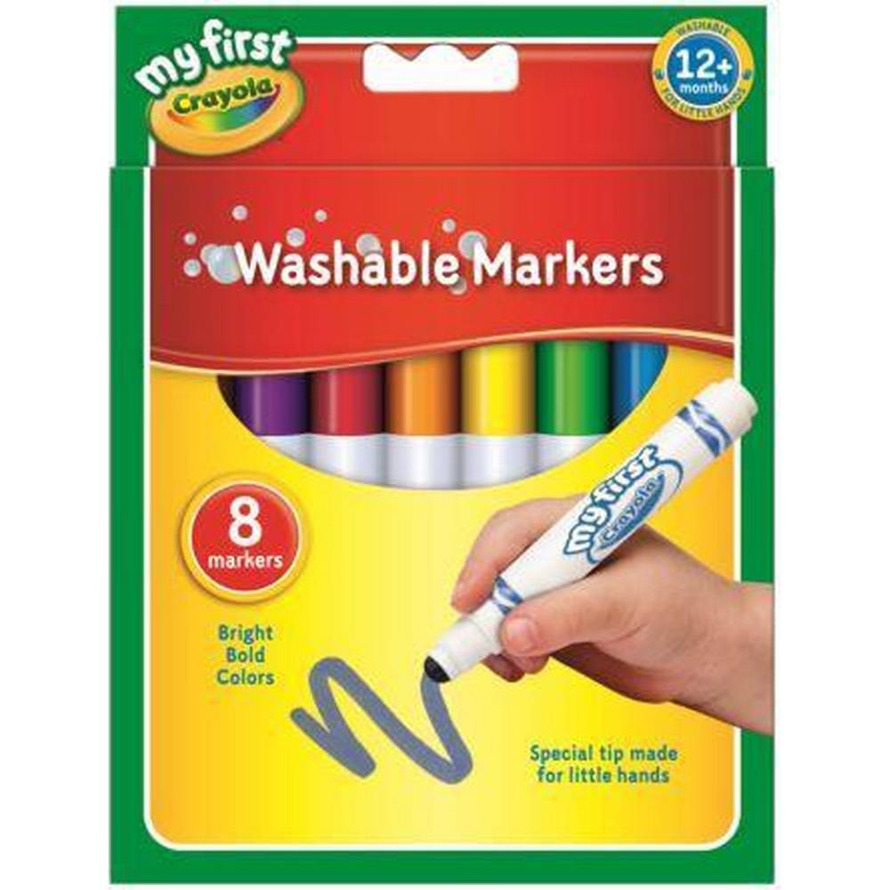Crayola - My First Washable Markers - Pack of 8