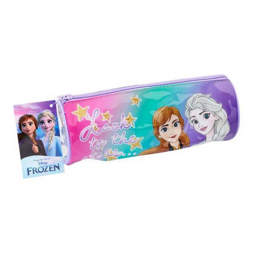 Frozen - Round Glitter Pencil Case