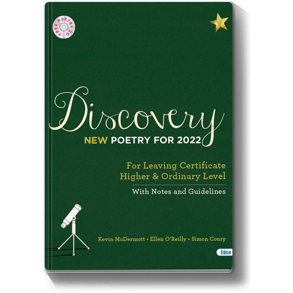 DISCOVERY - NEW POETRY FOR 2022 - HIGHER & ORDINARY LEVEL - TEXTBOOK AND STUDENT PORTFOLIO - SET - OLD EDITION