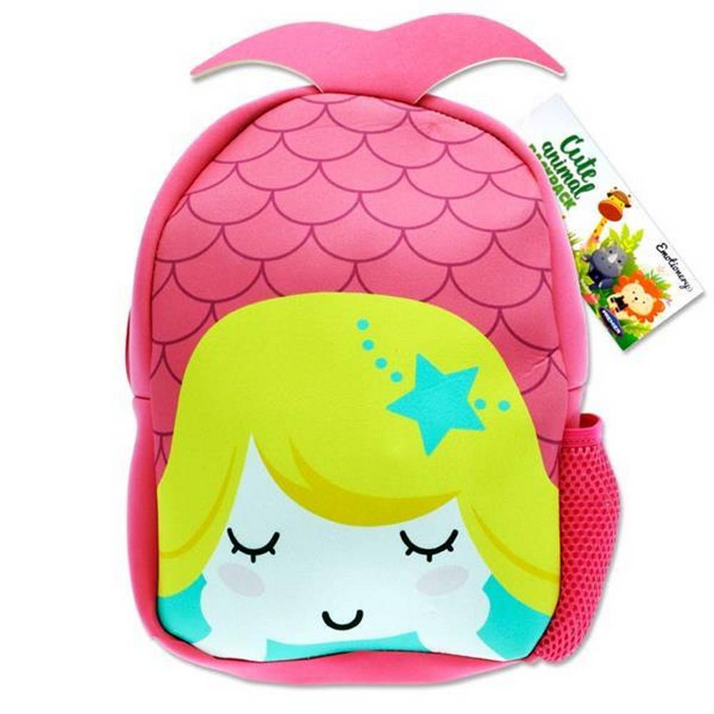 Emotionery Neoprene Cute Animal Junior Backpack - Mermaid