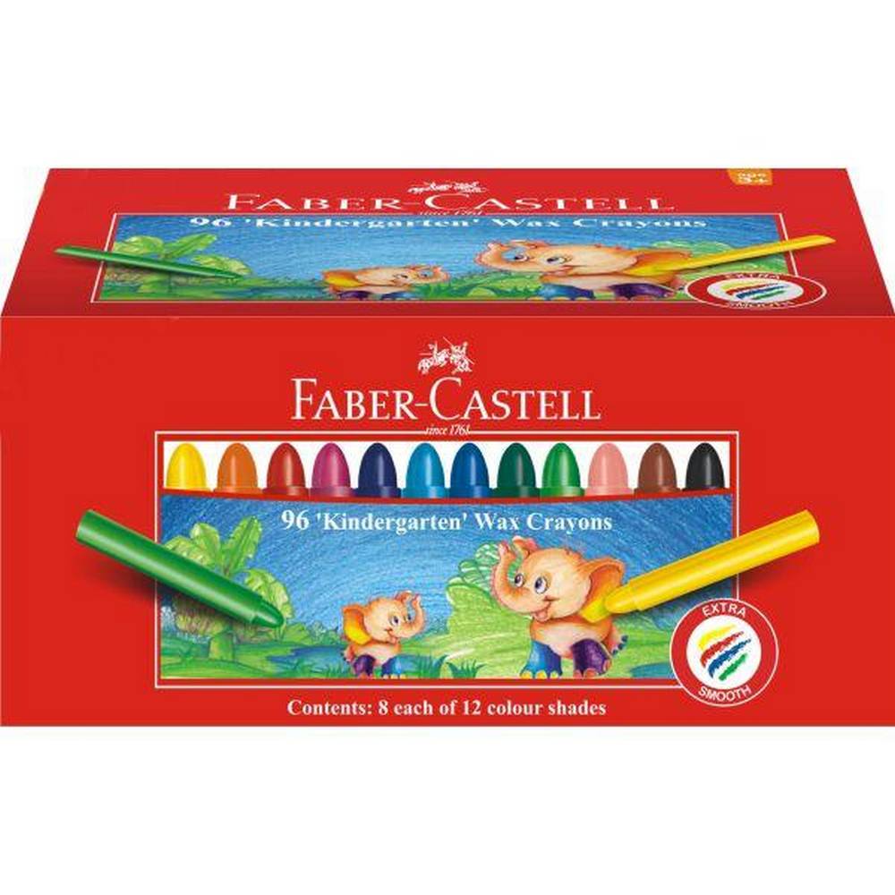 Chublet Crayons Box Of 96 (12 Assorted Colours)