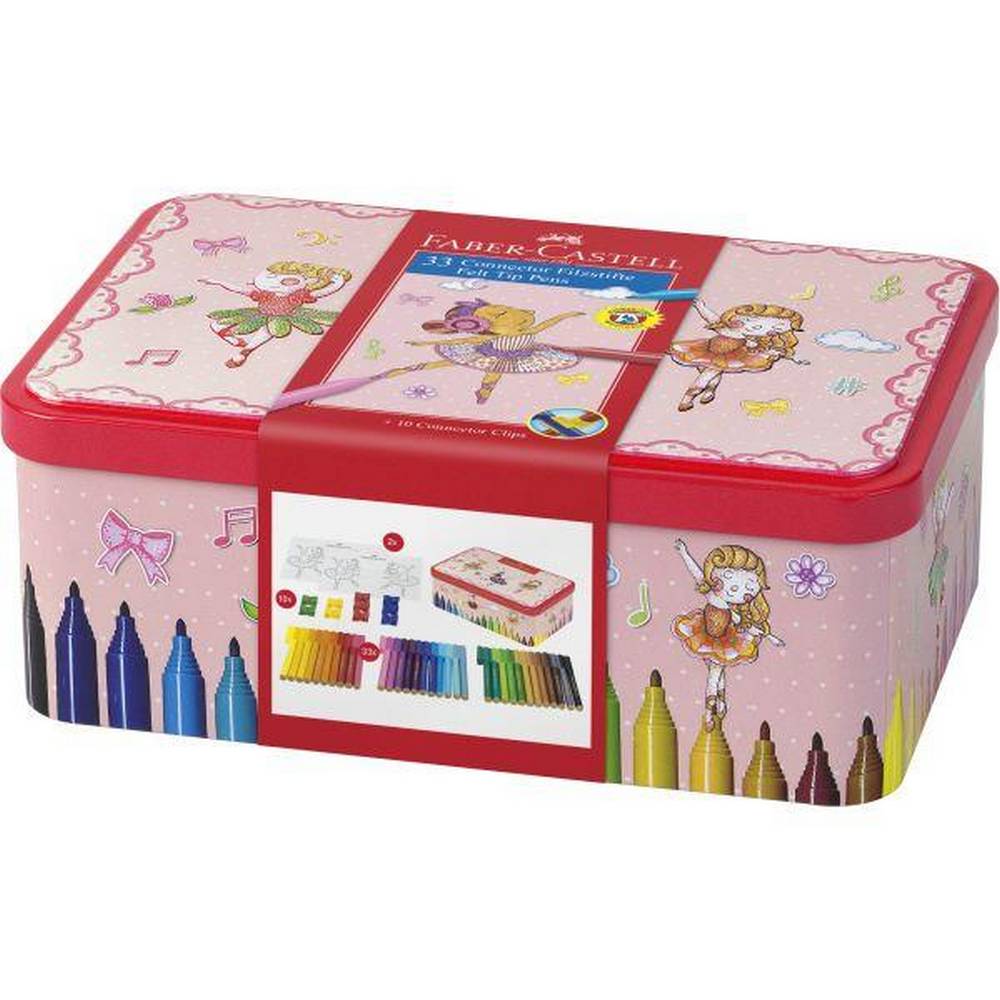 Faber-Castell - Fibre Tip Connector Pen Ballerina Box