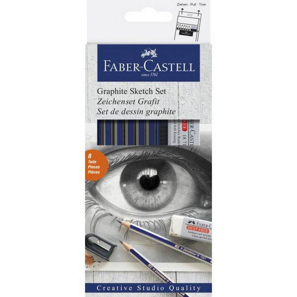 Goldfaber Graphite Drawing Set 8Pc