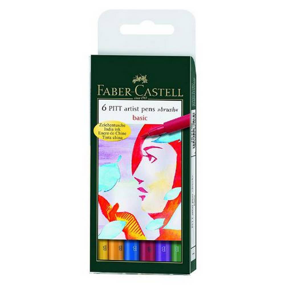 Pitt Artist Pen - Basic Wallet of 6