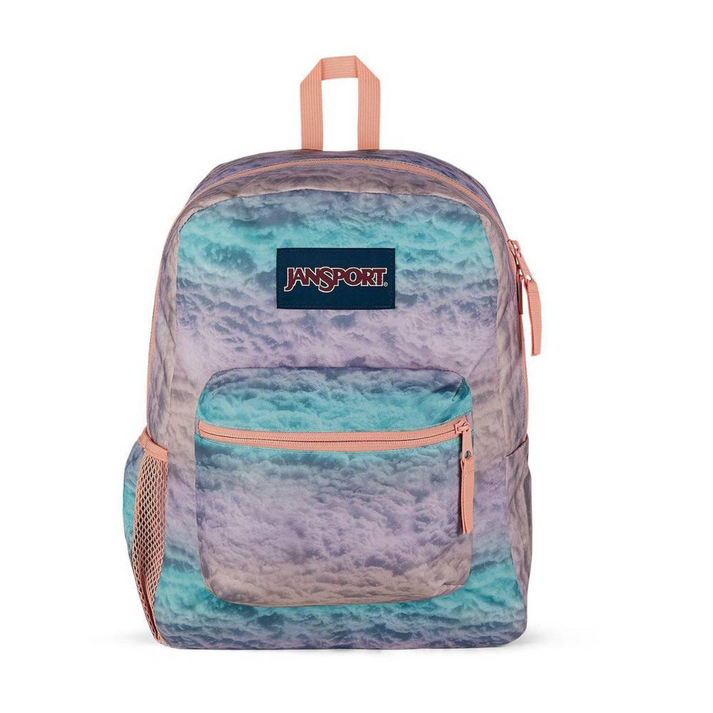 JanSport Cross Town Backpack - Cotton Candy Clouds