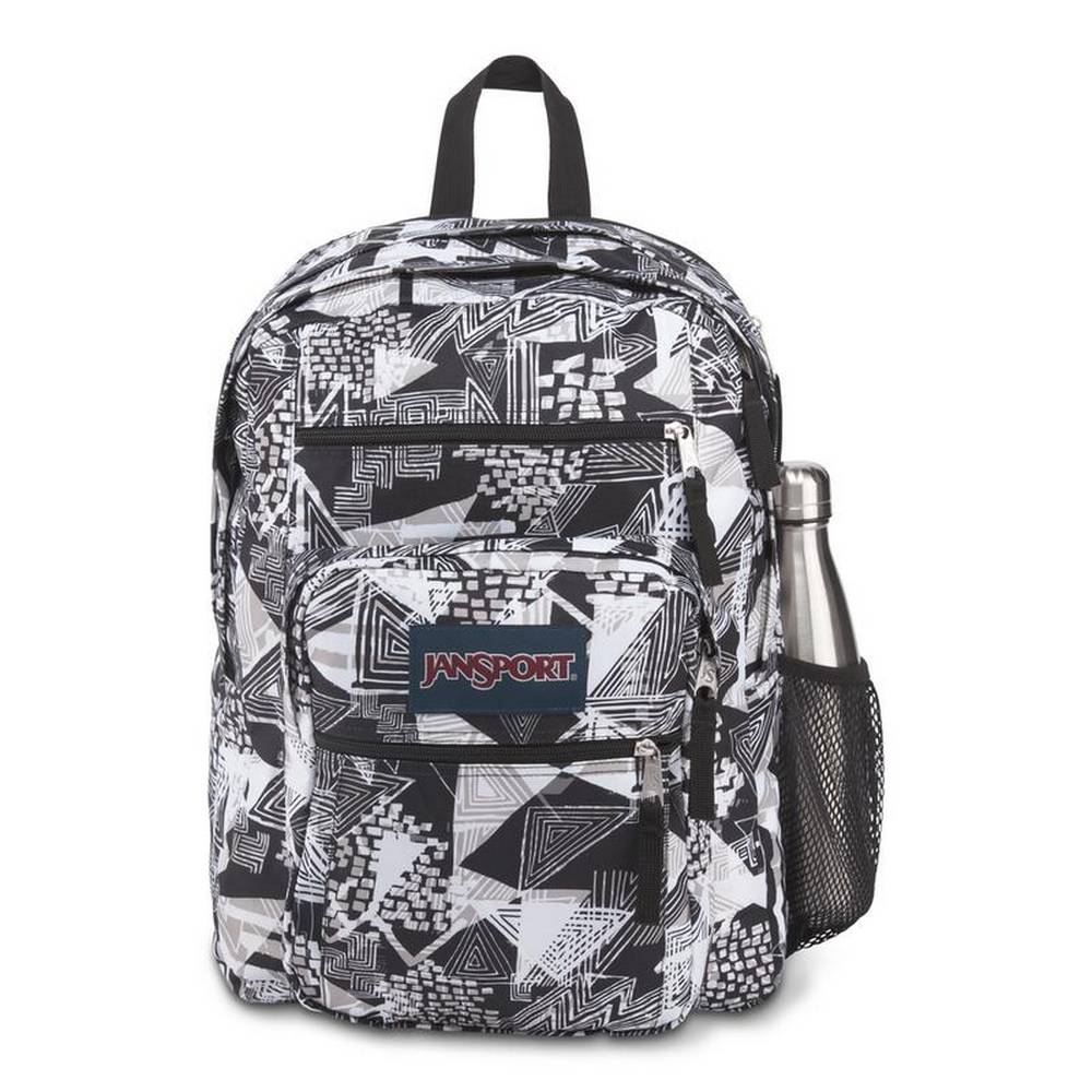JanSport Big Student Backpack - Black Street Lines