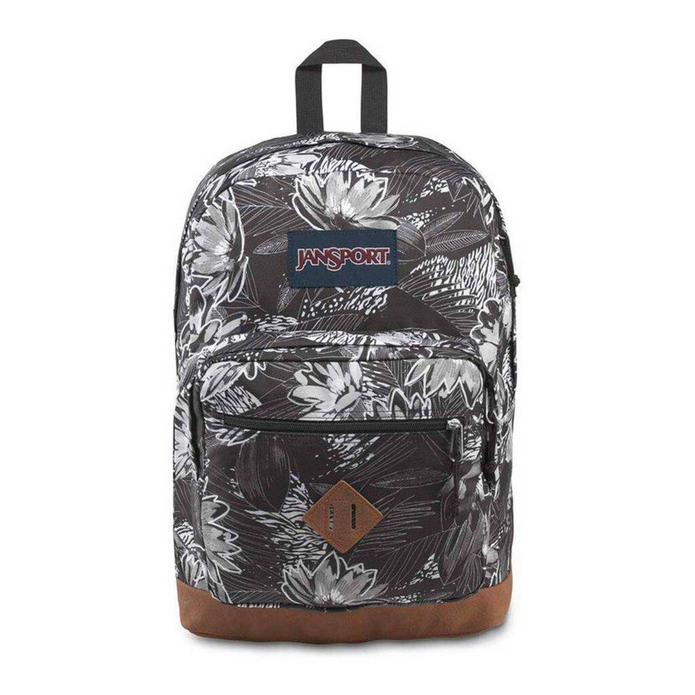 JanSport City View Backpack - Black Agave Zebra