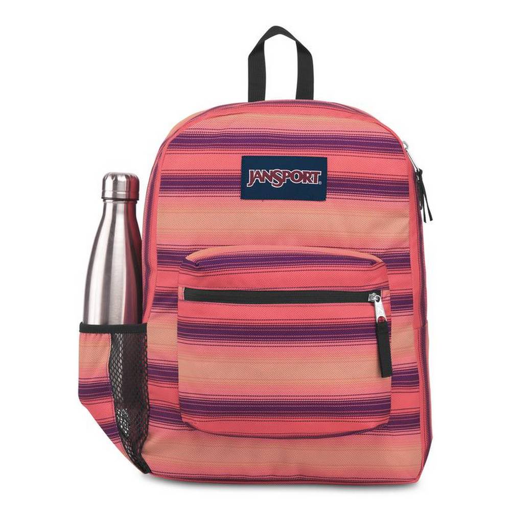 JanSport Cross Town Backpack - Sunset Stripe