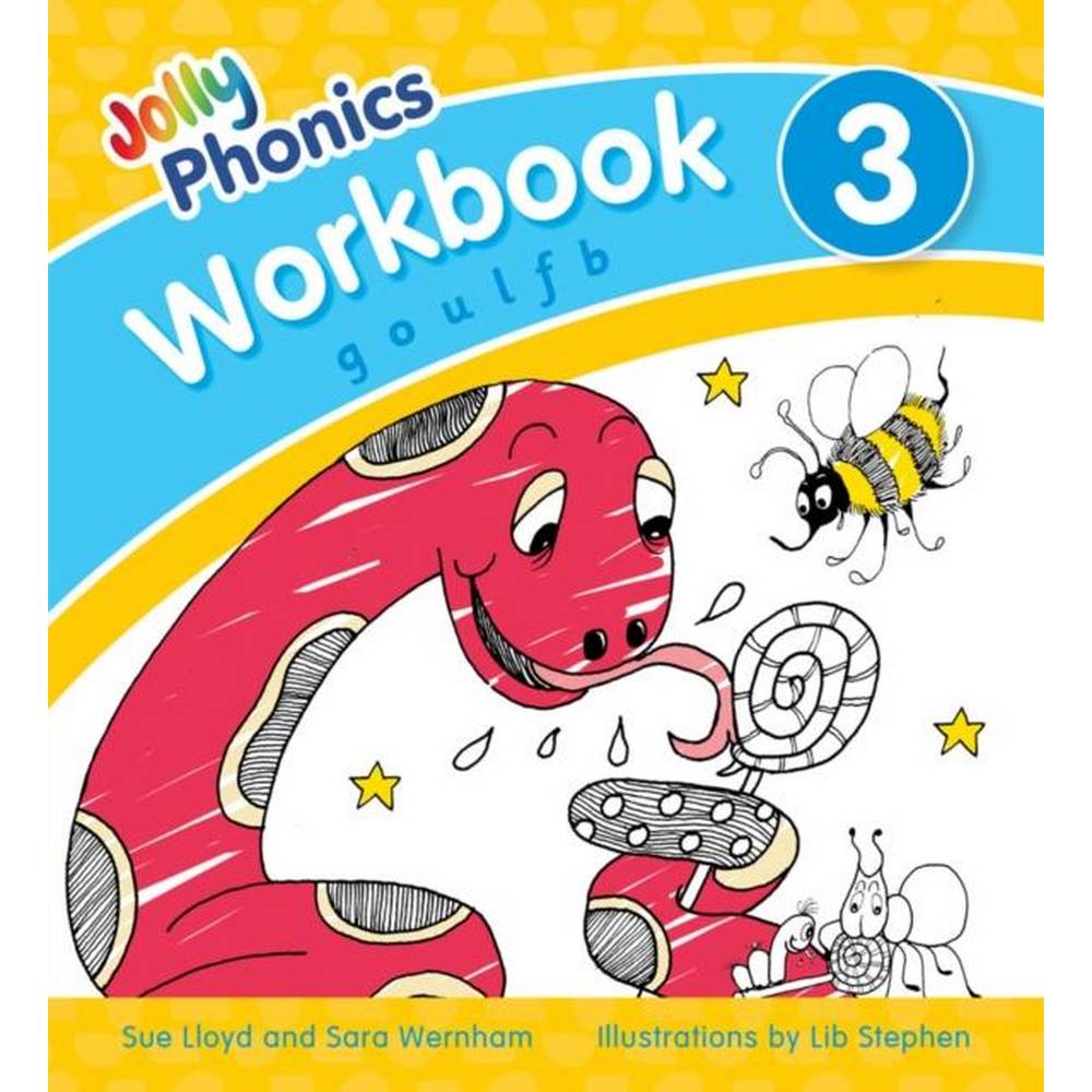 JOLLY PHONICS WORKBOOK 3 - PRE CURSIVE LETTERS