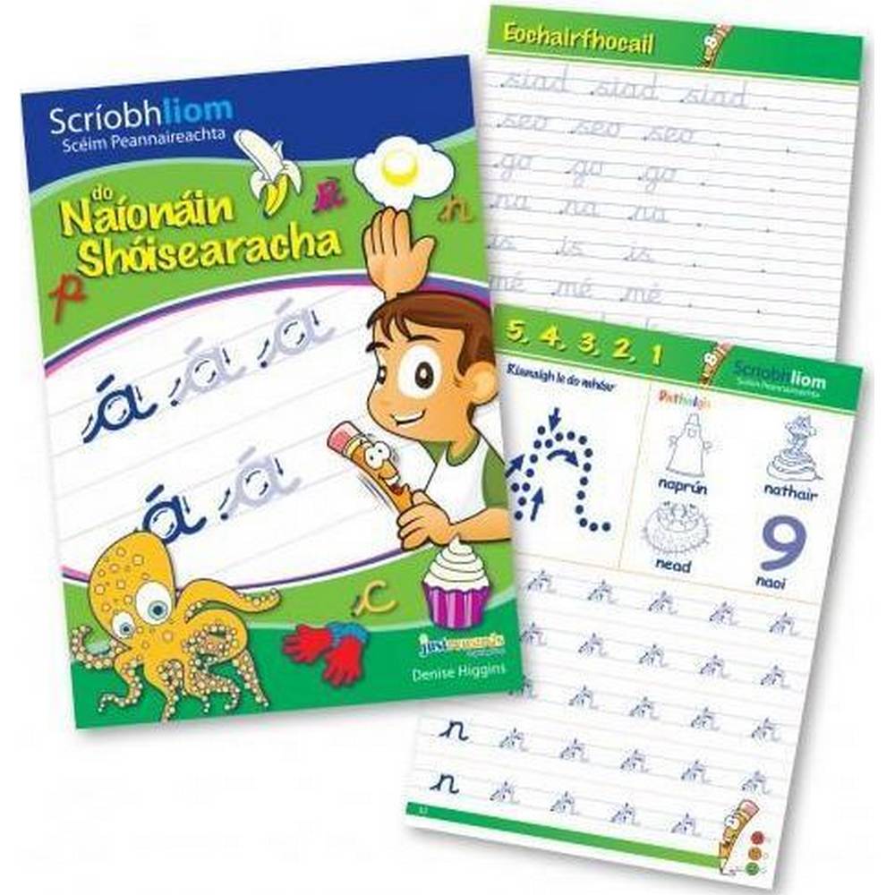 SCRÍOBH LIOM DO NAÍONÁIN SHÓISEARACHA (BOOK & PRACTICE COPY SET)