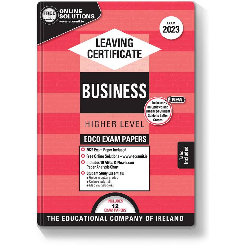 Exam Papers - Leaving Cert - Business - Higher Level - Exam 2025