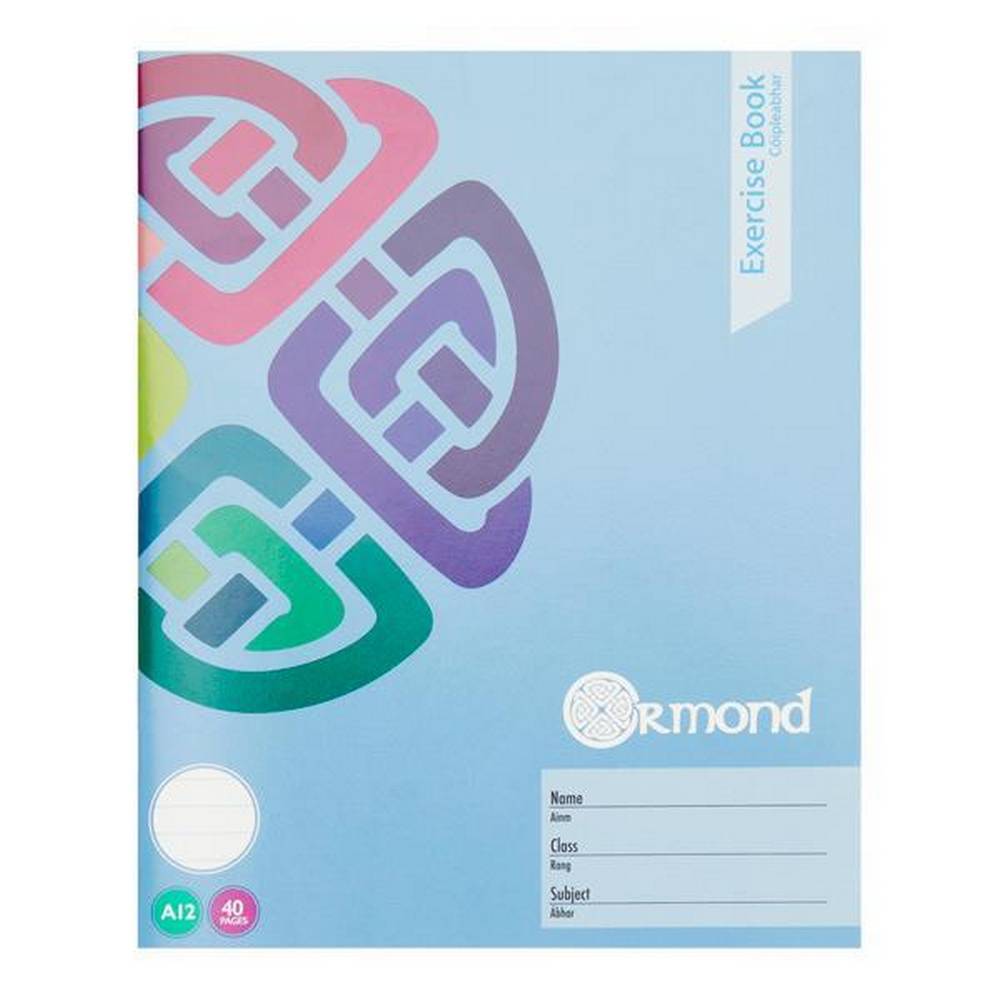 Ormond - Exercise Book - 40 Page - A12