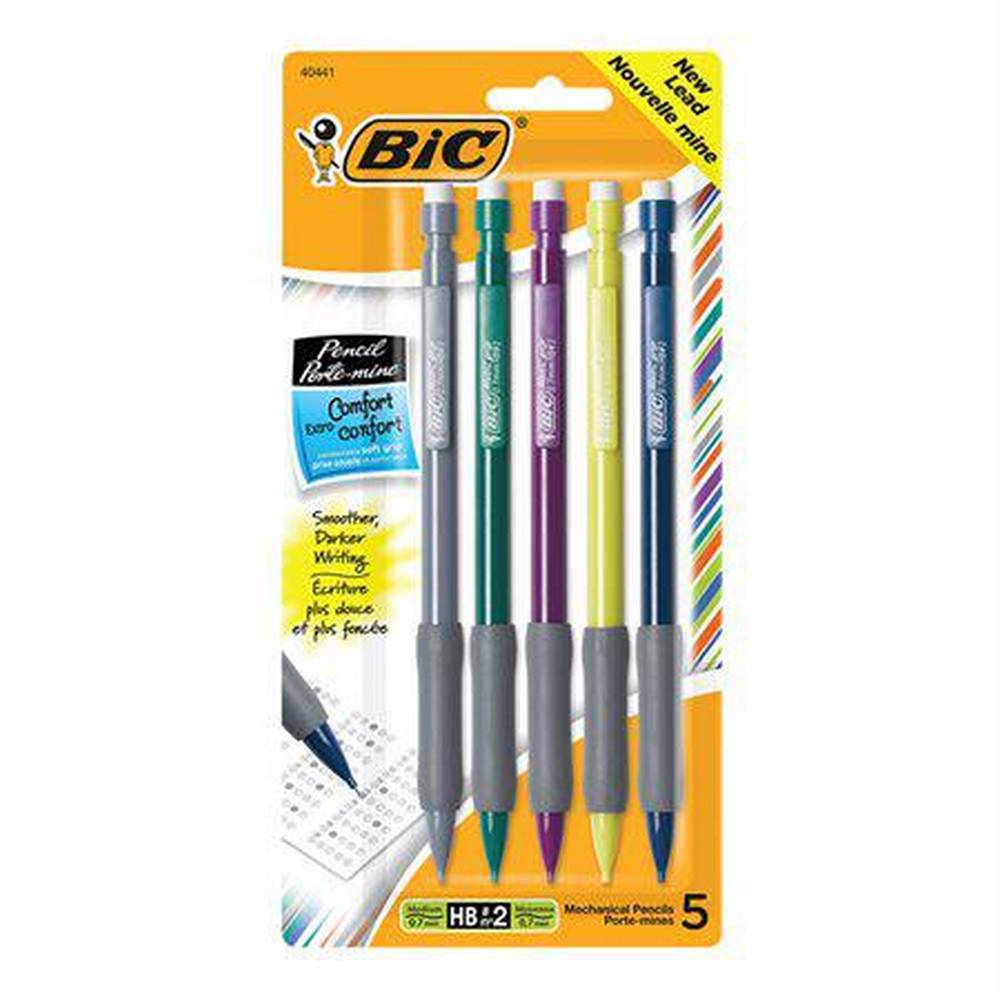 BIC - Mechanical Pencil 0.7mm - Pack of 5