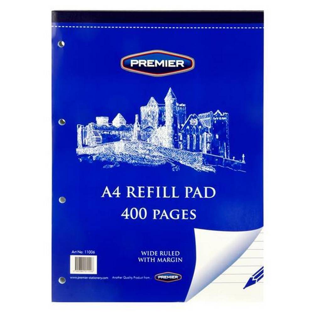 A4 Refill Pad - Top Bound - 400 page