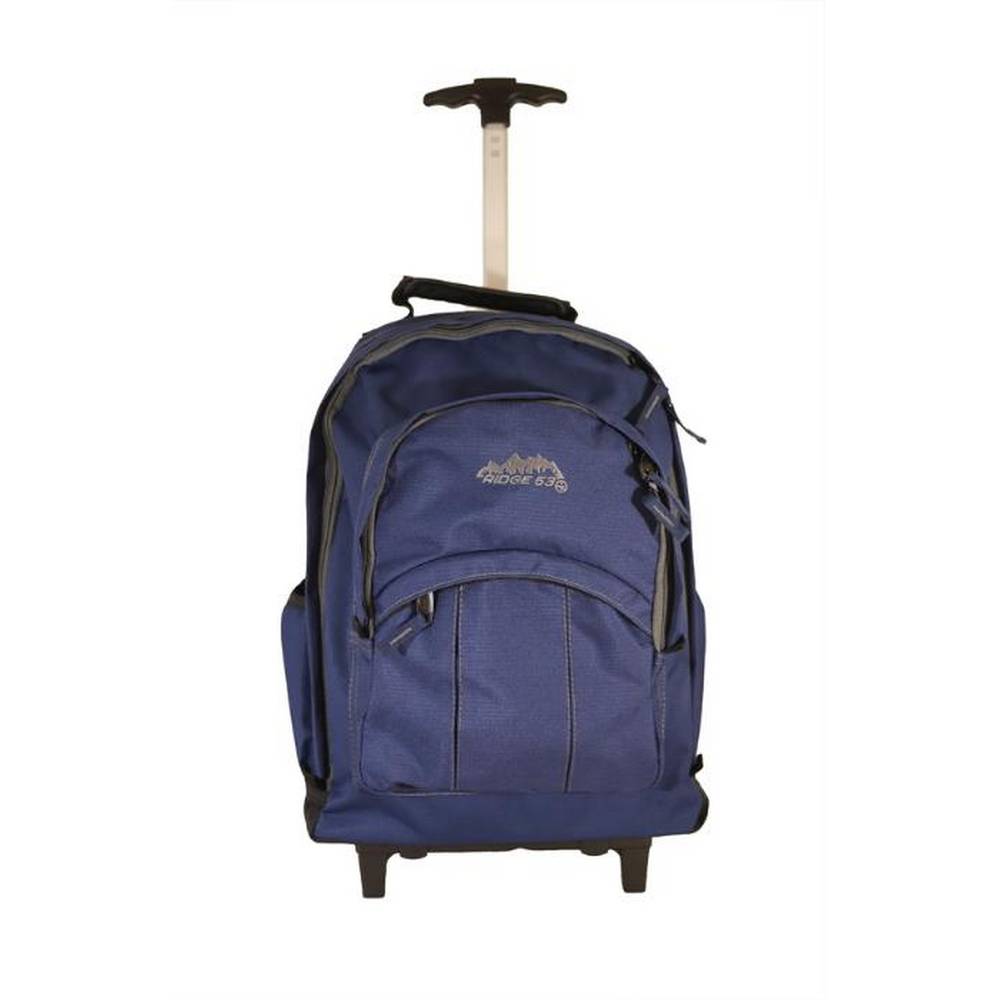 Ridge 53 - Temple Wheeled Backpack - Navy/Grey