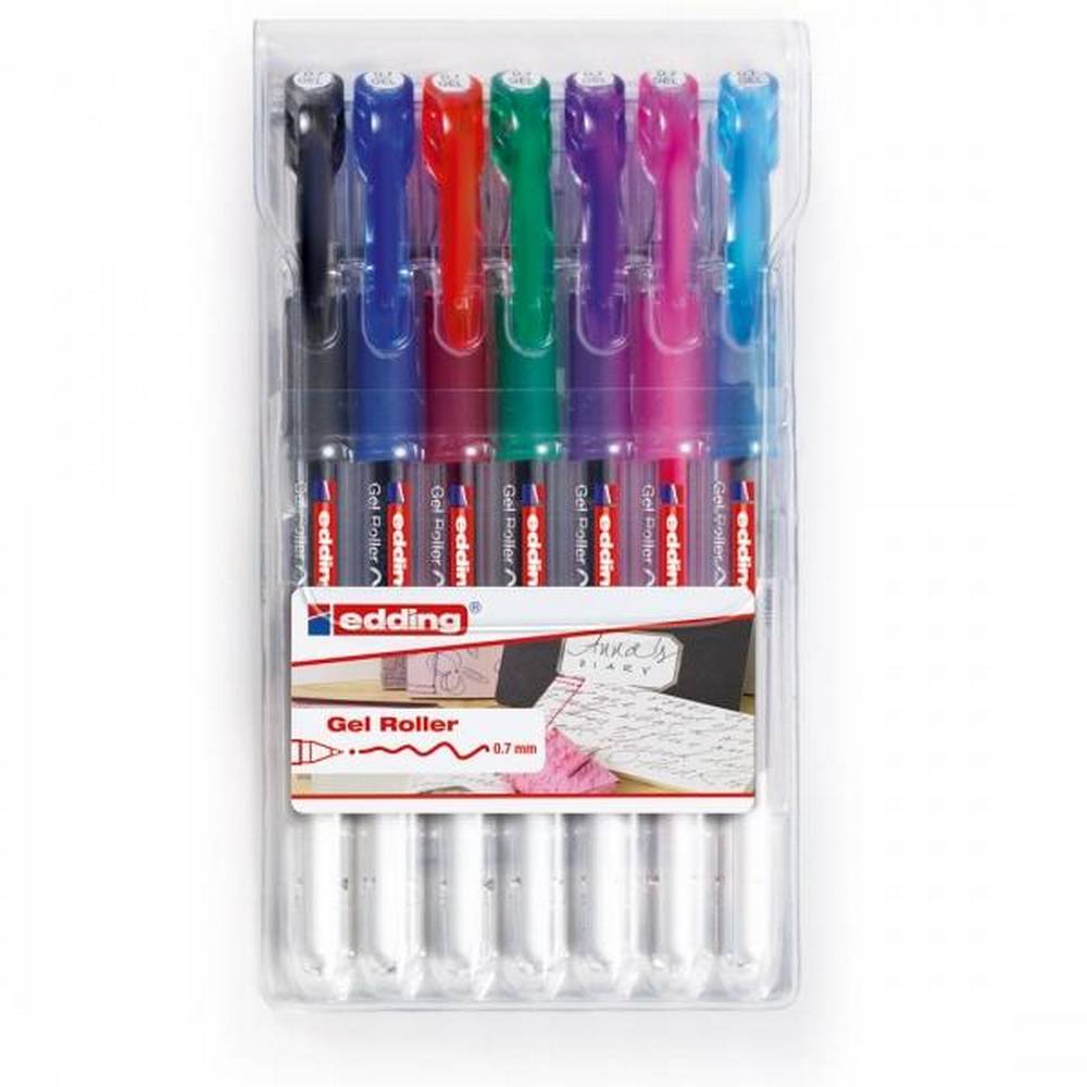 edding 2185 - Set of 7 Gel Ink Pens