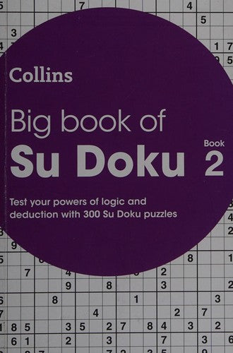 Big Book of Su Doku 2 : 300 Su Doku Puzz