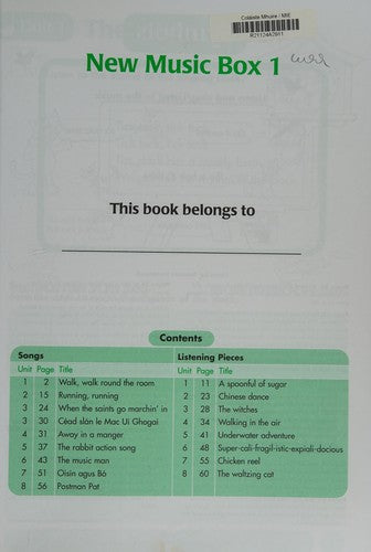 MUSIC BOX 1 - 1ST CLASS (NEW EDITION)