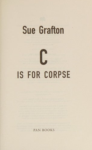 C is for Corpse