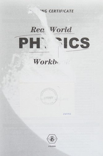 REAL WORLD PHYSICS - WORKBOOK