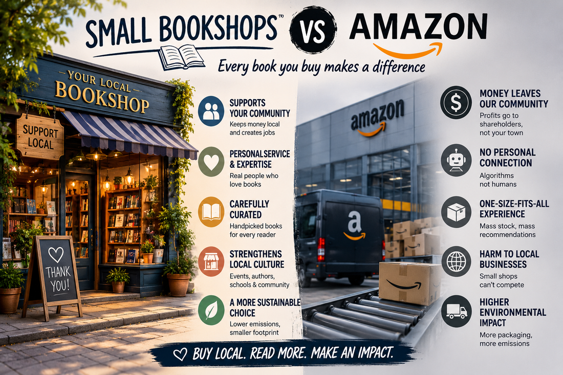 Us vs the Giant: Why Buying Books from Us Beats the One-Click Checkout