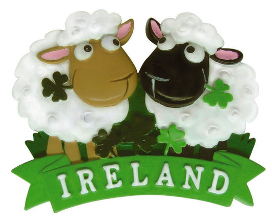 Twin Sheep Magnet - Irish magnets