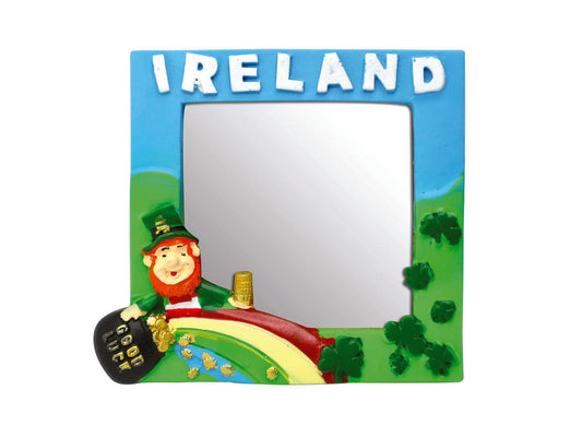 C24 Leprechaun Photo Frame Magnet - Irish magnets