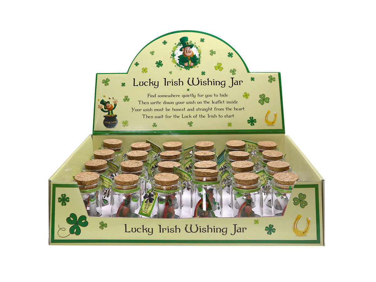 Leprechaun Wishing Jar - Irish ornaments