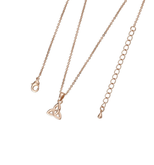 Trinity & Co Rose Mini Knot Pendant - Irish jewellery