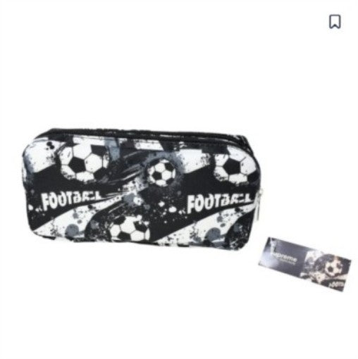 DOUBLE PENCIL CASE Football