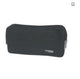 Double zip black pencil case