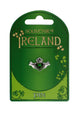 Crystal Claddagh Pin - Irish pins & badges