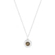 Trinity Marble Circle Silver Pendant - Irish jewellery