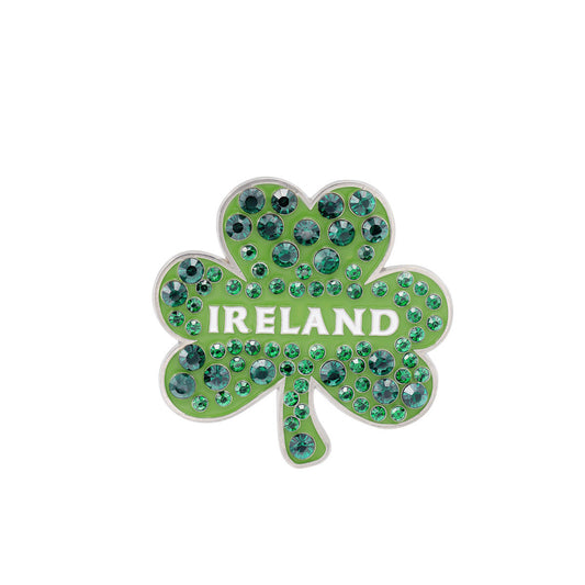 Shamrock Crystal Magnet - Irish magnets
